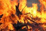 В селе Терново горела летняя кухня