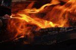 В Терново во время пожара сгорел человек