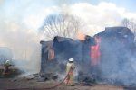 Мукачевские пожарники тушили пожар в с.Русское