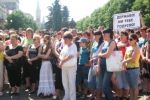 На митинге предпринимателей против налоговиков в Мукачево