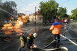 В Ужгороде возле кафе "Шериф" произошел мощный взрыв газа