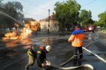 На улице Ужгорода год назад произошел мощный взрыв газа