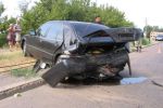 В Киеве Mercedes врезался в Renault Megane, обошлось без жертв