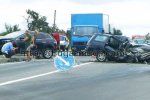 В Киевской области Mazda CX-7 разбила вдребезги "жигуленок"