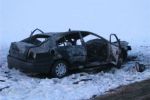 В Чехии Octavia протаринила фуру, все заживо сгорели в авто