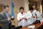 Ужгородським сімейним лікарям подарували отоофтальмоскопи