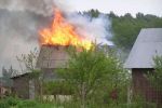 В селе Лисарня сгорел дачный домик, погиб один человек