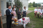 Сергій Мошак завітав на святкову лінійку у школу в селі Раково