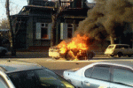 В Тересве подожгли авто Daewoo Lanos