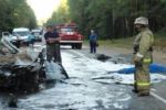 ДТП в России: столкнулись микроавтобус Mercedes и Mitsubishi