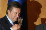 Виктор Янукович в тихаря попивает ужгородский коньяк