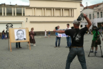 В Ужгороде таким образом протестовали против Закона о языках