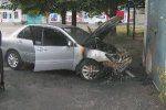В Воловецком районе подожгли авто