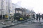 По словам представителя МЧС во Львове трамвай следовал по улице Привокзальной в ДЕПО и из-за короткого замыкания загорелся