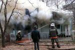 В Межгорье и Сваляве МЧСники тушили пожар