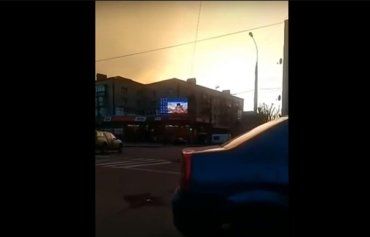 Порноролик на великому екрані показали у центрі міста Хмельницьк