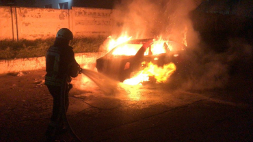 В Ужгороде и в Мукачево по непонятным причинам горели автомобили