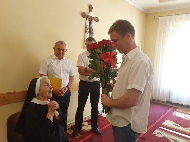 Закарпаття: У Хусті свій 100-річний ювілей відзначила монахиня чину Св. В. Великого сестра Ольга Ладжун