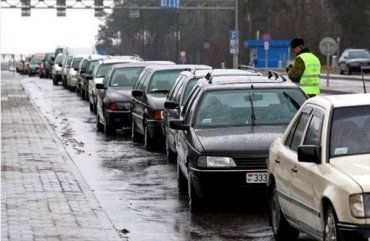 Найбільша черга автівок на кордонах Закарпаття — перед ПП "Вилок" на Виноградівщині
