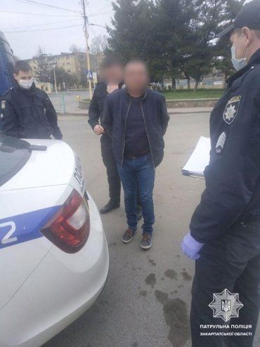 На Станційній в Ужгороді поліція пов’язала злочинний "дует"