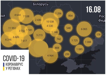 Офіційно. В Україні з’явилися 1637 нових хворих на коронавірус