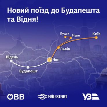 Из Закарпатья запускают поезд в Будапешт и Вену - график, подробности