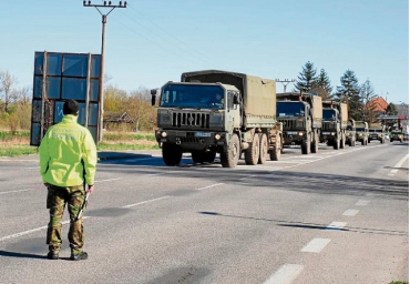 На границе с Украиной разместился крупнейший военный контингент из Испании