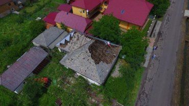 На Закарпатье целое село не может прийти в себя после страшного урагана 