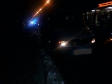 В Ужгороде на ул. Гагарина микроавтобус на бешеной скорости сбил человека 