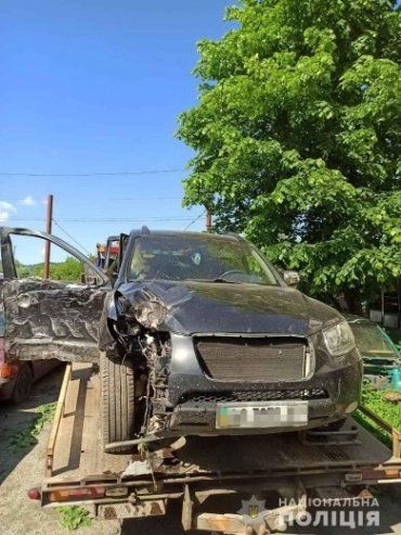 В Закарпатье автомобиль "Hyundаi Sаntа Fе" разбили об столб 