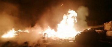 Масштабный пожар бушевал в Закарпатье: Владелец не исключает вариант поджога 
