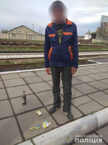 На Закарпатье хулиган с пивом попал в поле зрения полиции