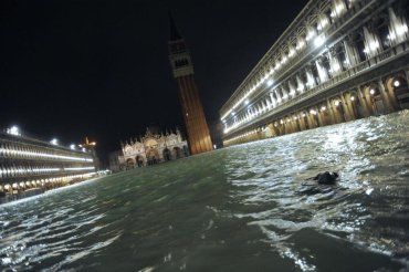 Венеция потерпела одно из самых худших наводнений в истории