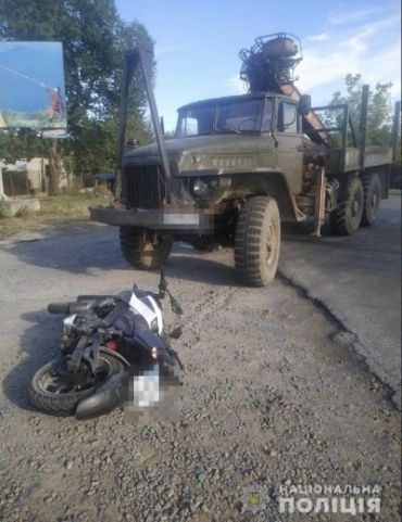 На Закарпатті "Урал" збив мотоцикліста насмерть