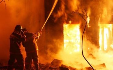 В Закарпатье под вечер тушили масштабный пожар 