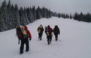 На Закарпатье заблудились швецарские лыжники-туристы