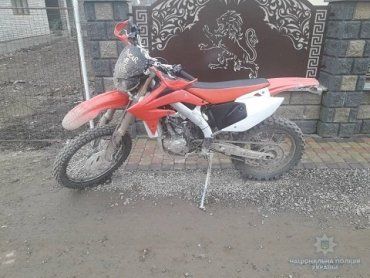Мотоцикл находился в розыске полиции Житомирской области