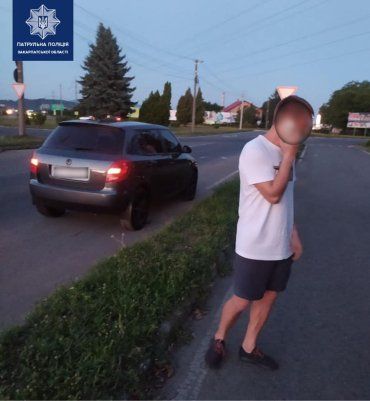 В Мукачево дерзкого водителя поставили на место, выписав штраф на приличную сумму 