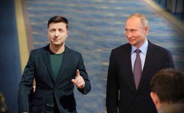 Киев - Москва : Зеленский впервые поговорил с Путиным