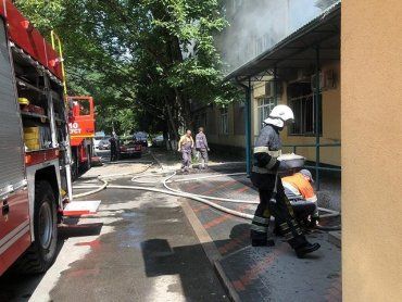 В Закарпатье горела районная больница - пациентов и персонал эвакуировали