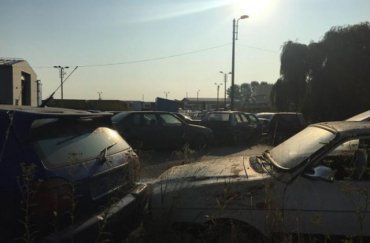 В Ужгороде появилось свое кладбище автомобилей на еврономерах 