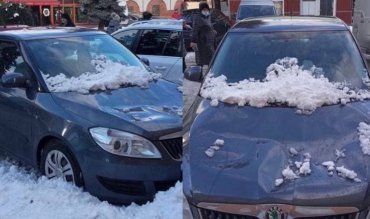 Успели отойти: В Закарпатье глыба снега натворила проблем 