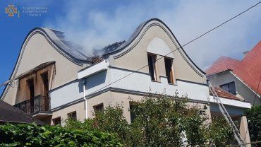 В Ужгороде женщина случайно заметила пожар в собственном доме