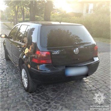 В Закарпатье пьяные маневры на VW обойдутся "шумахеру" в приличный штраф 
