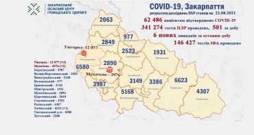 В Ужгороде на самоизоляции сидят 86 человек: Ковид-статистика в Закарпатье