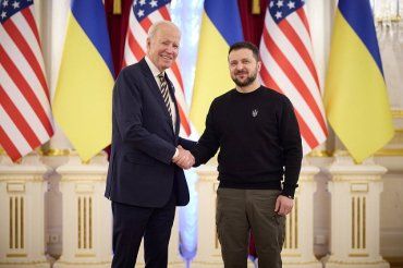 Президент США прибыл в столицу Украины 