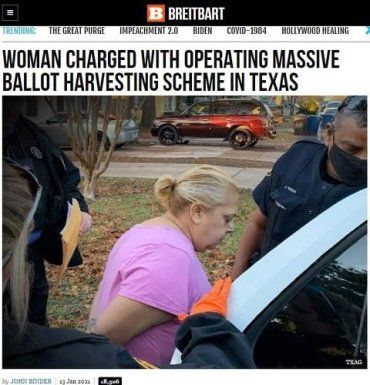 Женщину из Техаса обвинили в преступных махинациях по сбору голосов на выборах в США