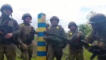 Бойцы теробороны показали, как выходят к границе с РФ в Харьковской области