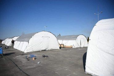 В Закарпатье строят палаточный городок для беженцев