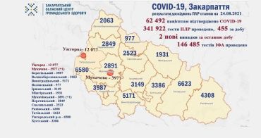 В Закарпатье внезапно уменьшилось количество новых больных коронавирусом